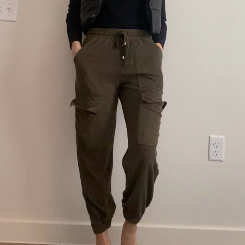 Women's Olive Green Joggers